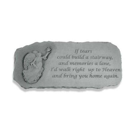 Kay Berry If Tears Could Build A Stairway - Angel Memorial Bench - 29-in. x 12-in. x 15-in. KA313405